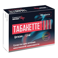 Табакетте таблетки 1,5мг фото