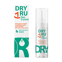 Дезодорант-спрей &quot;DryRu Deo Crystal&quot; (ДрайРу Део Кристал) с минеральными кристаллами 40г фото