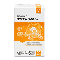 Omega 3-60% Витаниум капсулы массой 1420мг фото