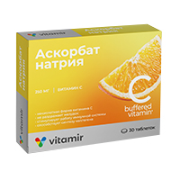 Vitamir (Витамир) &quot;Аскорбат натрия&quot; таблетки 600мг фото