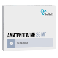 Амитриптилин таблетки 25мг №50 фото
