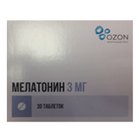 Мелатонин таблетки 3мг №30 фото