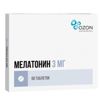 Мелатонин таблетки 3мг №60 фото