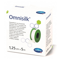Пластырь &quot;Omnisilk&quot; фиксирующий гипоаллергенный из искусственного шелка белый 5м х 1,25см №1 фото