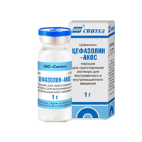 Цефазолин-АКОС порошок для приготовления инъекционного раствора 1г №10 фото