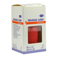 Бинт &quot;Idealast color cohesive&quot; среднераст. когезивн. красн.10см х 4м №1 фото