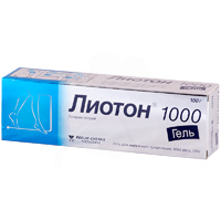 Лиотон 1000 гель 1000МЕ/г 100г №1 фото