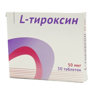 L-Тироксин таблетки 50мкг №50 фото