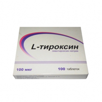 L-Тироксин таблетки 100мкг №100 фото