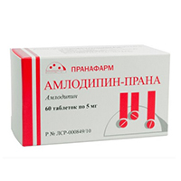 Амлодипин-Прана таблетки 5мг №60 фото
