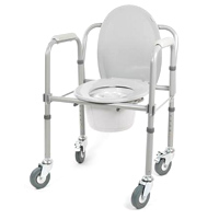 Кресло-туалет складной на колесах модель 10581 №1 фото