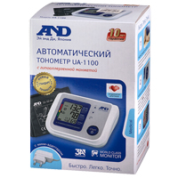 Прибор для измерения артериального давления и частоты пульса (тонометр) &quot;AND&quot; UA-1100 автоматический №1 фото