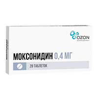 Моксонидин таблетки 400мкг №28 фото