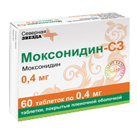 Моксонидин-СЗ таблетки 0,4мг №60 фото