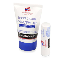 Набор косметический &quot;Neutrogena&quot; Норвежская формула крем для рук без запаха 50мл + бальзам-помада 4,8г №2 фото