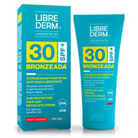 Librederm &quot;Bronzeada&quot; крем солнцезащитный для лица и зоны декольте SPF-30 50мл №1 фото