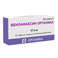 Венлафаксин Органика таблетки 37,5мг №30 фото