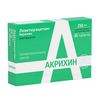 Леветирацетам-Акрихин таблетки 250мг №30 фото