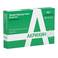 Леветирацетам-Акрихин таблетки 500мг №30 фото