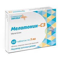 Мелатонин-СЗ таблетки 3мг №60 фото