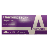Пантопразол-Акрихин таблетки 40мг №30 фото