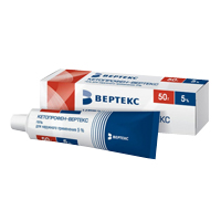 Кетопрофен-Вертекс гель 5% 50г №1 фото