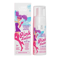 Пенка &quot;Либридерм&quot; Pink LeeLoo для интимной гигиены девочек pH=6,0-7,0 160мл №1 фото