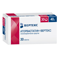 Аторвастатин-Вертекс таблетки 40мг №30 фото
