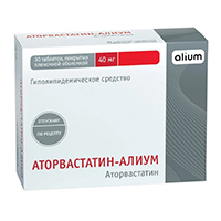 Аторвастатин-Алиум таблетки 40мг №30 фото