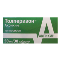 Толперизон-Акрихин таблетки 50мг №30 фото