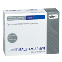Леветирацетам-Алиум таблетки 500мг №30 фото