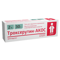 Троксерутин-АКОС гель 2% 30г №1 фото