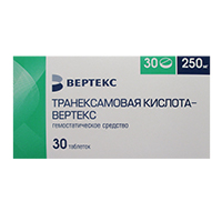 Транексамовая кислота-Вертекс таблетки 250мг №30 фото