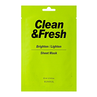 Маска &quot;Eunyul&quot; Clean Fresh Brighten/Lighten Sheet Mask тканевая для здорового цвета лица 22мл №1 фото