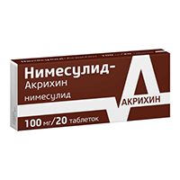 Нимесулид-Акрихин таблетки 100мг №20 фото