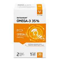 Omega-3 35% Витаниум капсулы массой 1375мг №30 фото