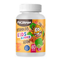Vitamin D3 600IU Kids (Витамин D3 600МЕ для детей) &quot;PolzaBoom&quot; жевательные конфеты массой 1700мг №60 фото