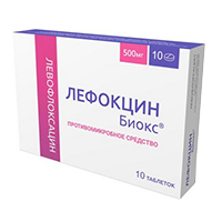Лефокцин Биокс таблетки 500мг №10 фото
