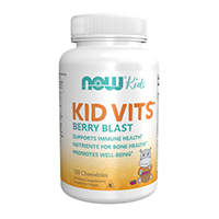 NOW Kids &quot;Kid Vits Berry Blast Детские витамины Ягодный взрыв&quot; таблетки 1785мг №120 фото